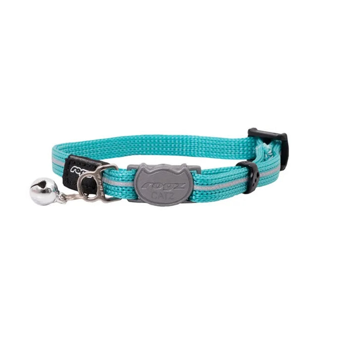 Rogz_Alleycat_Safeloc_Collar_Teal_XS