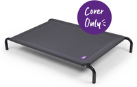 Kazoo Premium Outdoor Dog Bed Replacement Cover – Charcoal