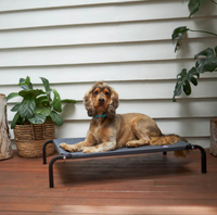 Kazoo Premium Outdoor Dog Bed Replacement Cover – Charcoal