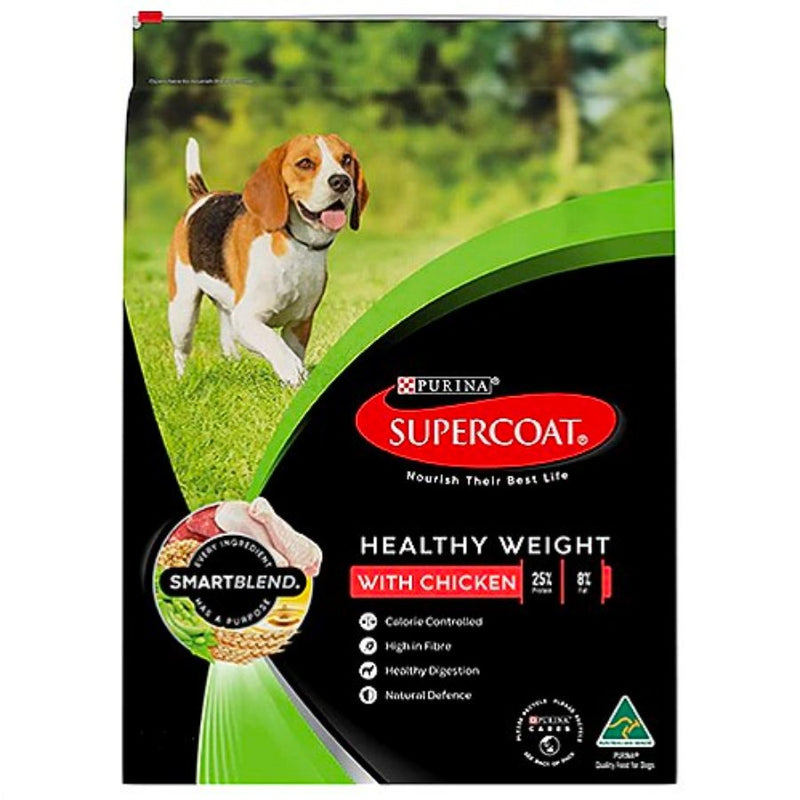 Supercoat Healthy Weight With Chicken 2.6kg Dry Dog Food