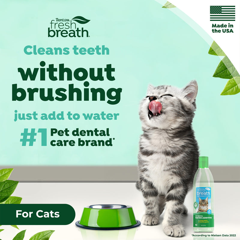 TropiClean Fresh Breath Water Additive for Cats