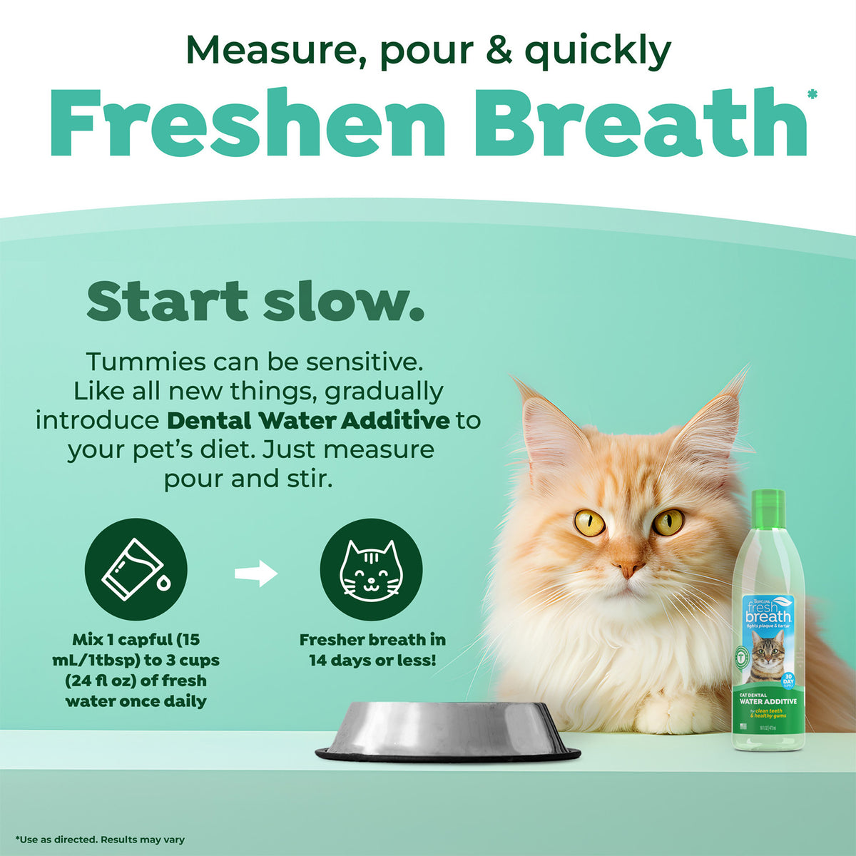 TropiClean Fresh Breath Water Additive for Cats