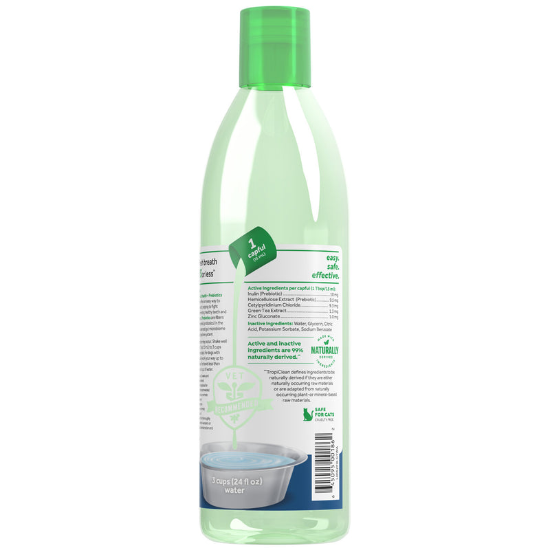 TropiClean Fresh Breath Water Additive Plus Gut Health