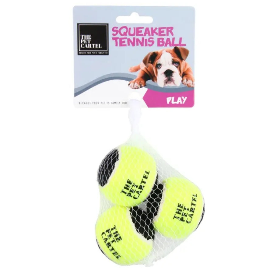 The Pet Cartel Tennis Ball 3Pack Small