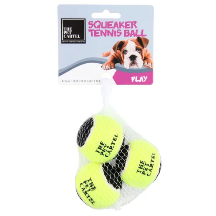 The Pet Cartel Tennis Ball 3Pack Small