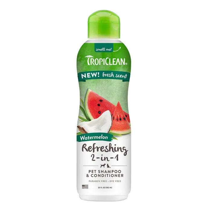 TropiClean Shampoo & Conditioner Watermelon Refreshing 2-in-1-592ml