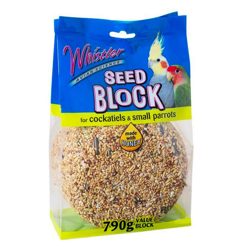 Whistler Cockatiel Seed Block Treat 790g