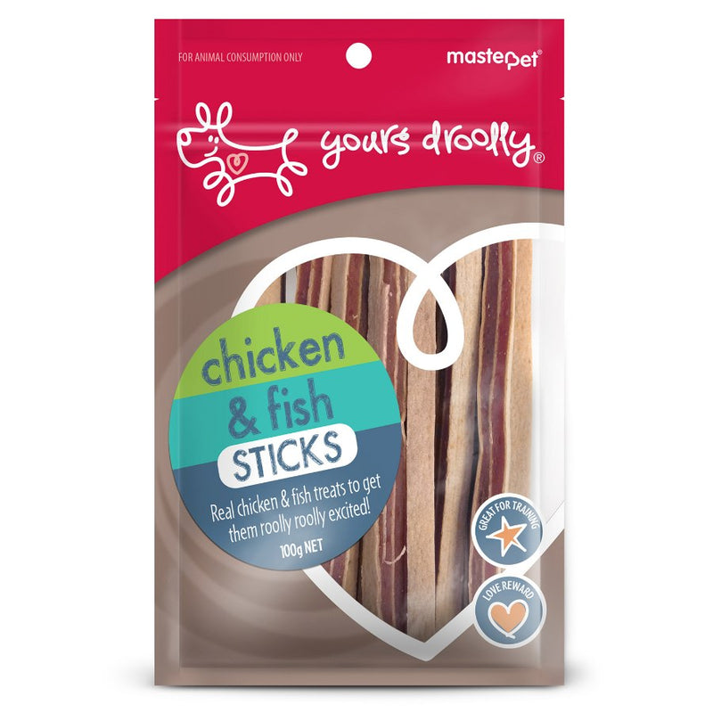 Yours Droolly Chicken and Fish Sticks 100g