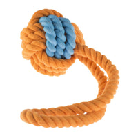 Yours Droolly Rubber Rope Ball Tug