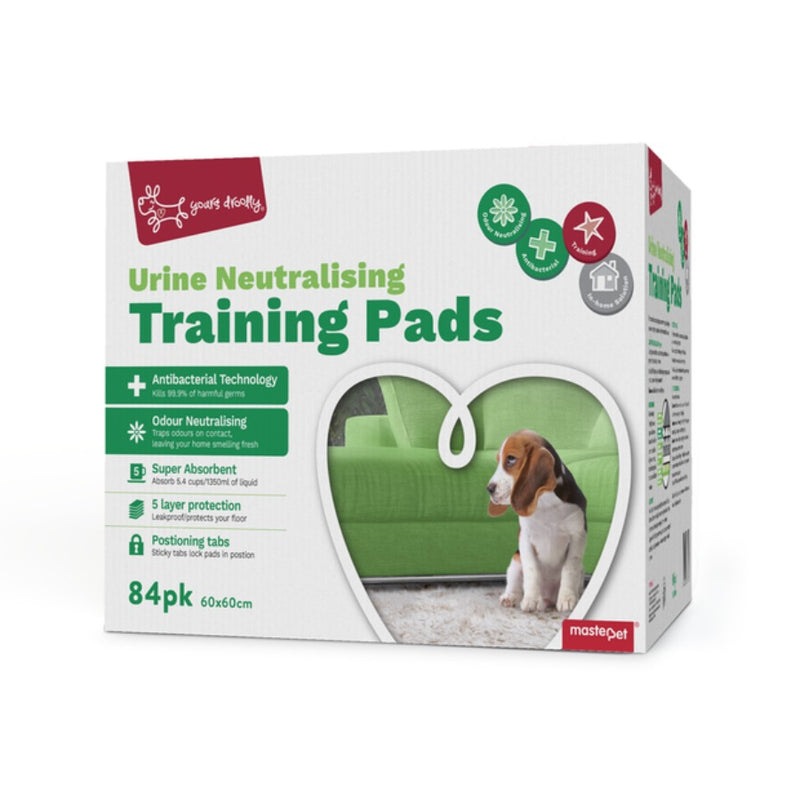 Yours Droolly Urine Neutralising Puppy Training Pads 84pk