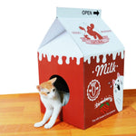 Zodiac Cat Scratcher Milk Box Pink-3