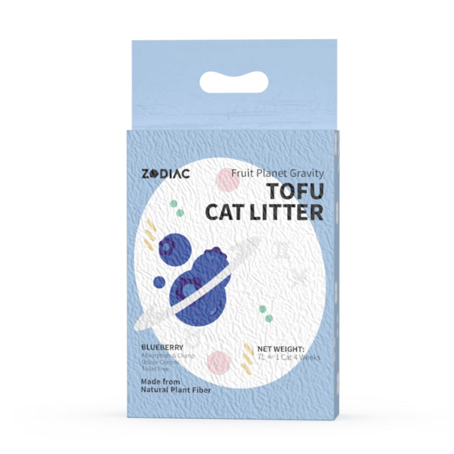 Zodiac Fruity Tofu Cat Litter Blueberry