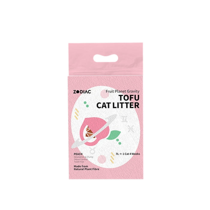 Zodiac Fruity Tofu Cat Litter Peach
