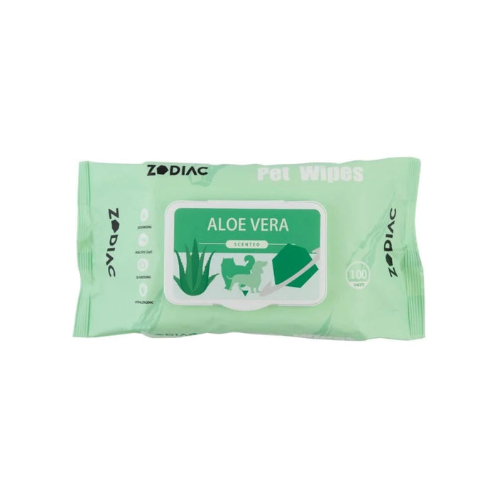 Zodiac Pet Wipes Aloe Vera