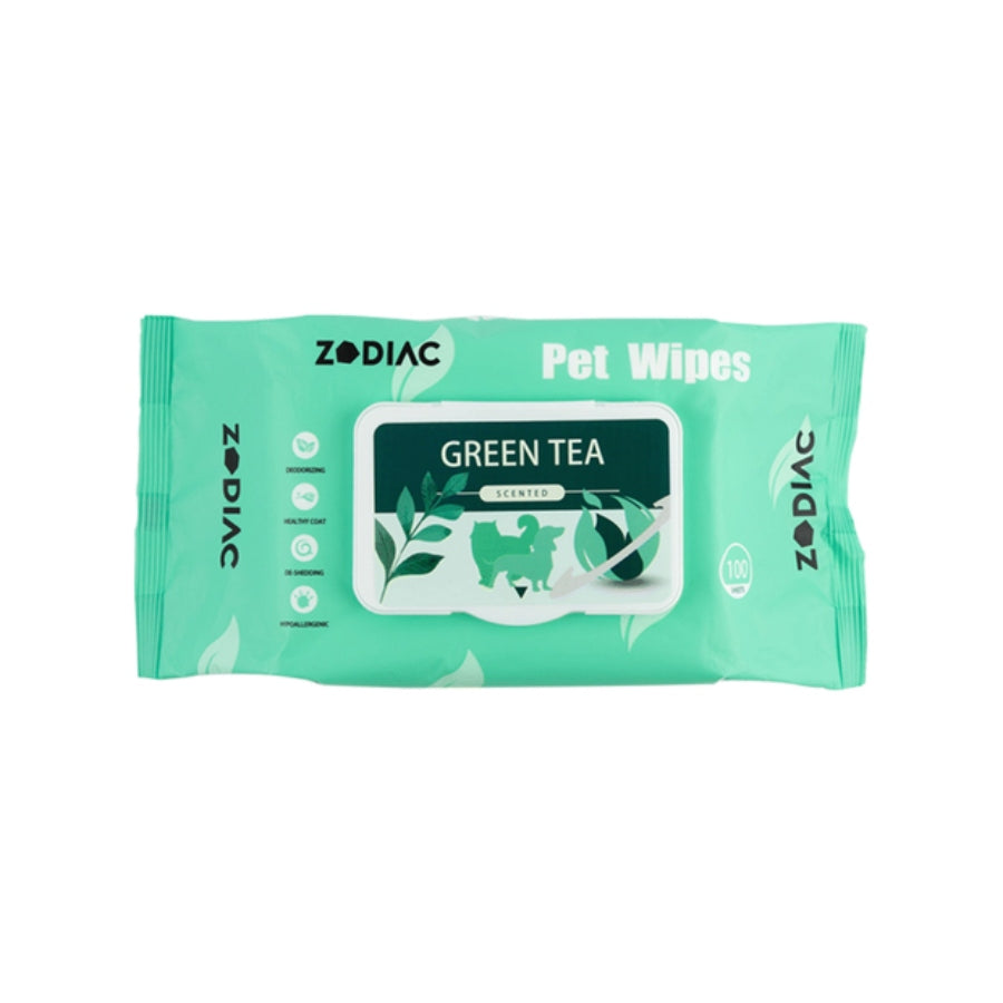 Zodiac Pet Wipes Green Tea