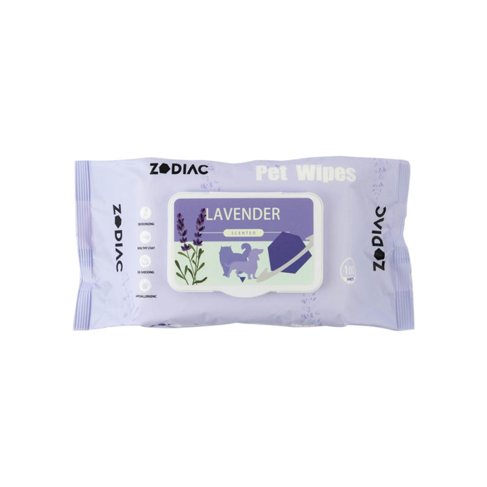 Zodiac Pet Wipes Lavender