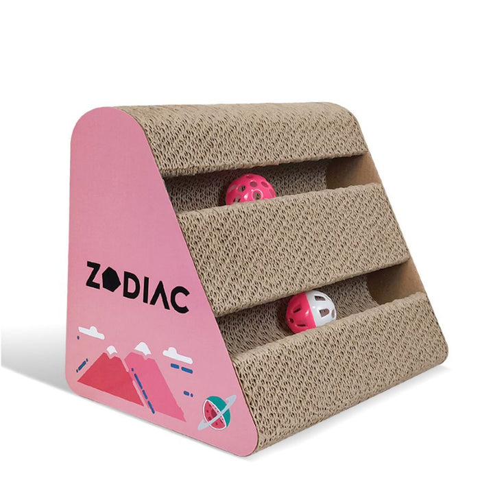 Zodiac Triangle Cat Ball Scratcher Watermelon