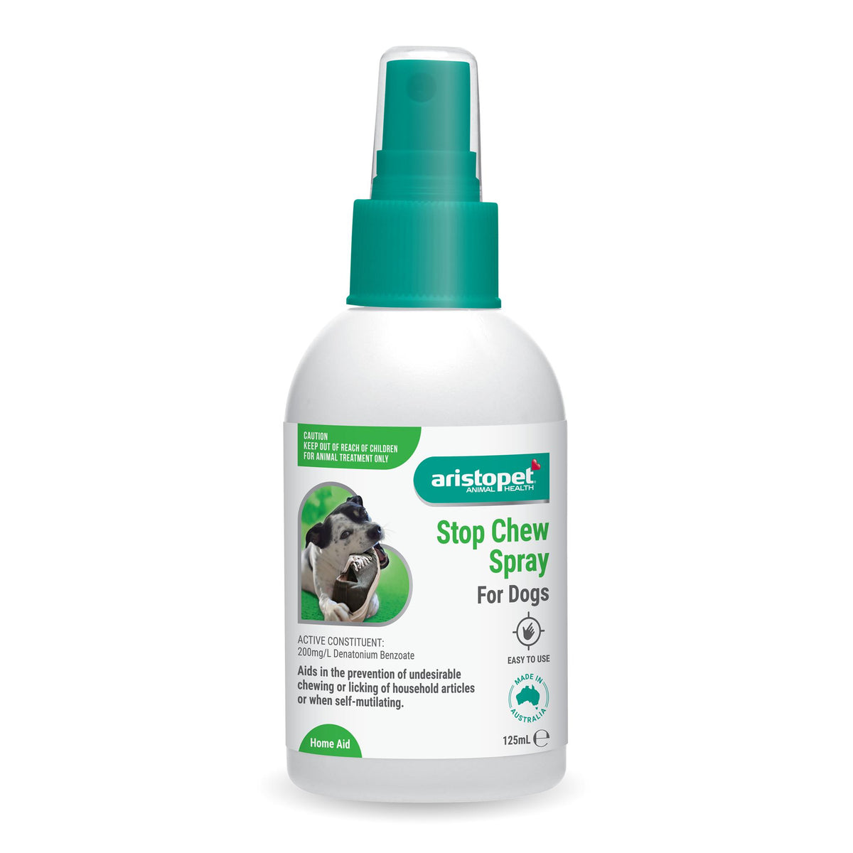 Aristopet Stop Chew Spray for Dogs on a white background
