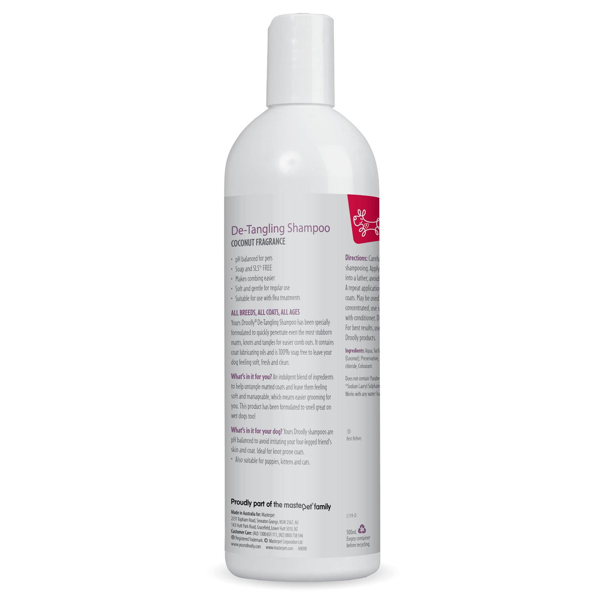 Yours Droolly Detangling Shampoo 500ml