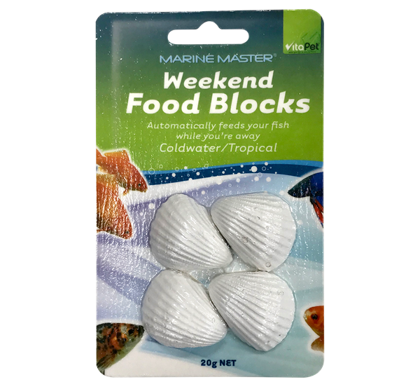 Vitapet Fish Weekend Food Block 20g 4-pack