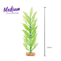 Kazoo Plastic Plant Long Leaf Green