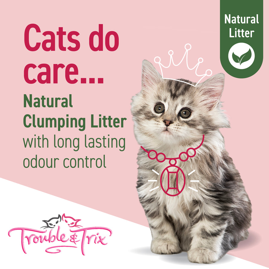 Trouble and Trix Natural Pellet Cherry Blossom Cat Litter