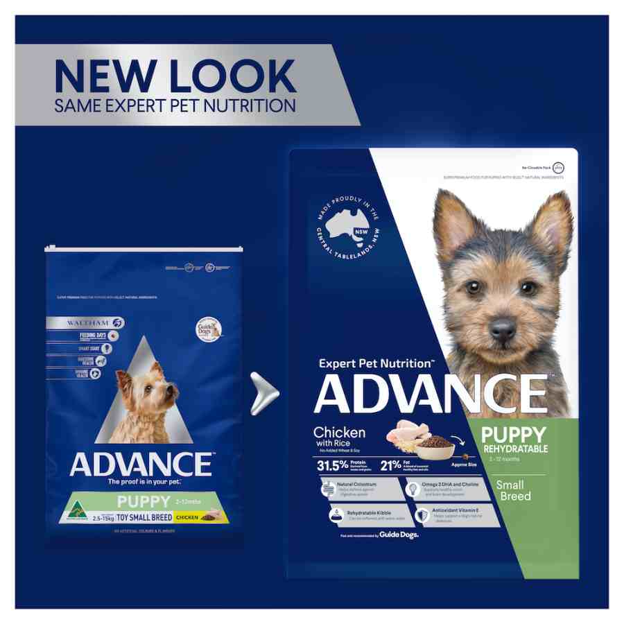 Advance puppy fashion plus rehydratable