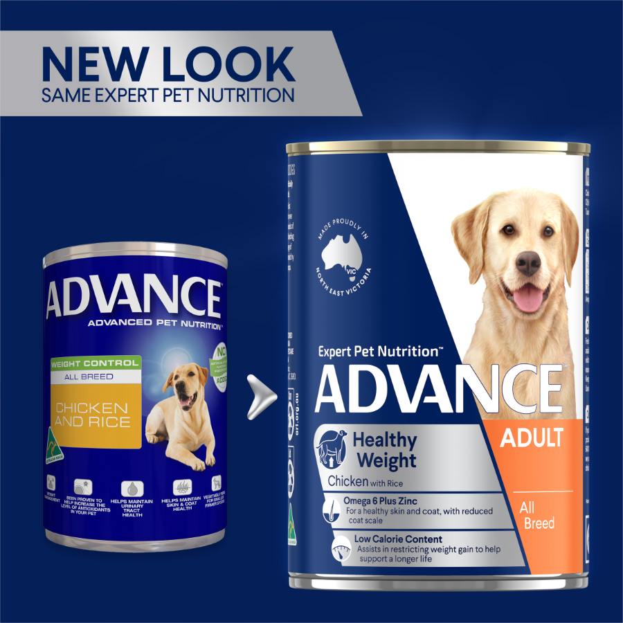 Advance Can Healthy Weight Dog Food Chicken With Rice