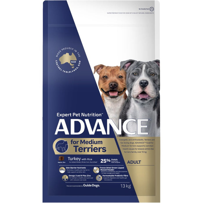 Advance Dog Medium Breed Terriers 13kg
