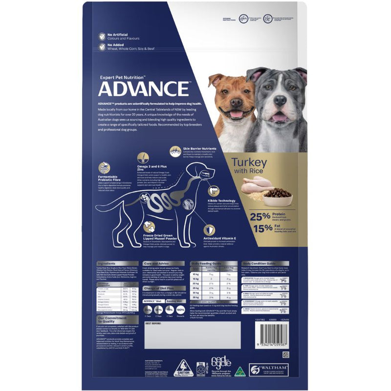 Advance Dog Medium Breed Terriers 13kg