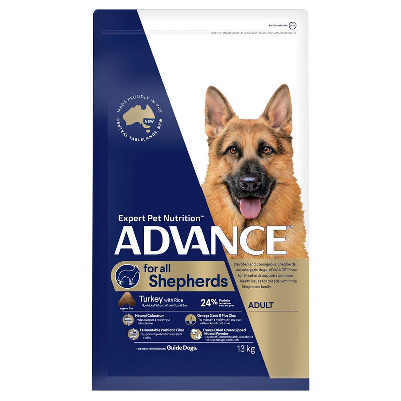 Advance Dog Shepherd Turkey And Rice