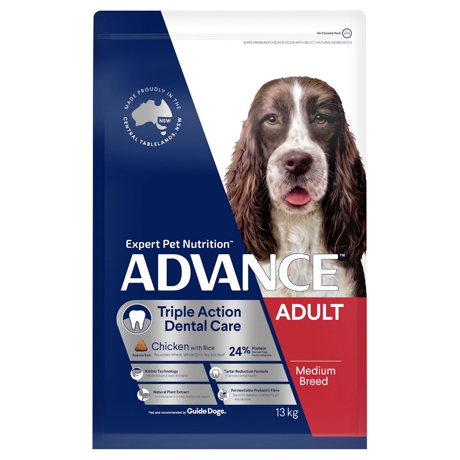 Triplex Advanced Advance Dog Triple Action Dental Care All Breed 13kg – Pet Supplies Empire