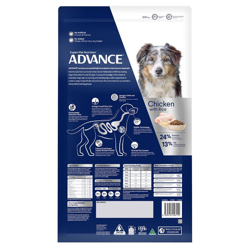 Advance Healthy Ageing All Breed Chicken And Rice 15kg