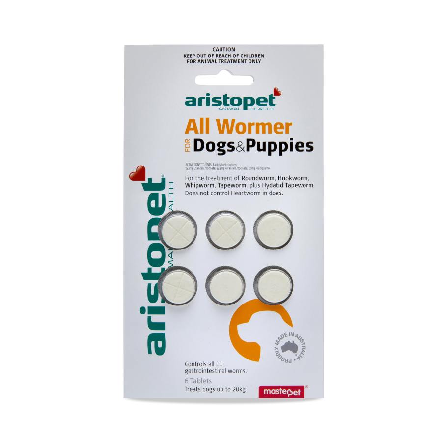 Aristopet All Wormer Tablets for Dogs and Puppies