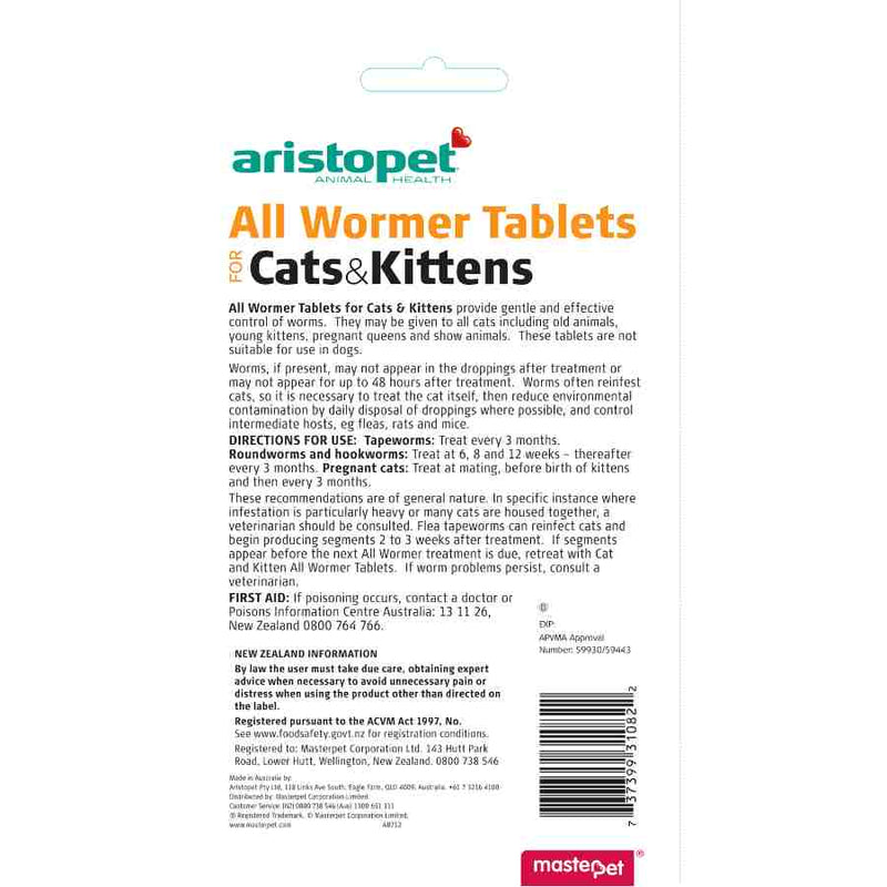 Aristopet All Wormer for Cats and Kittens