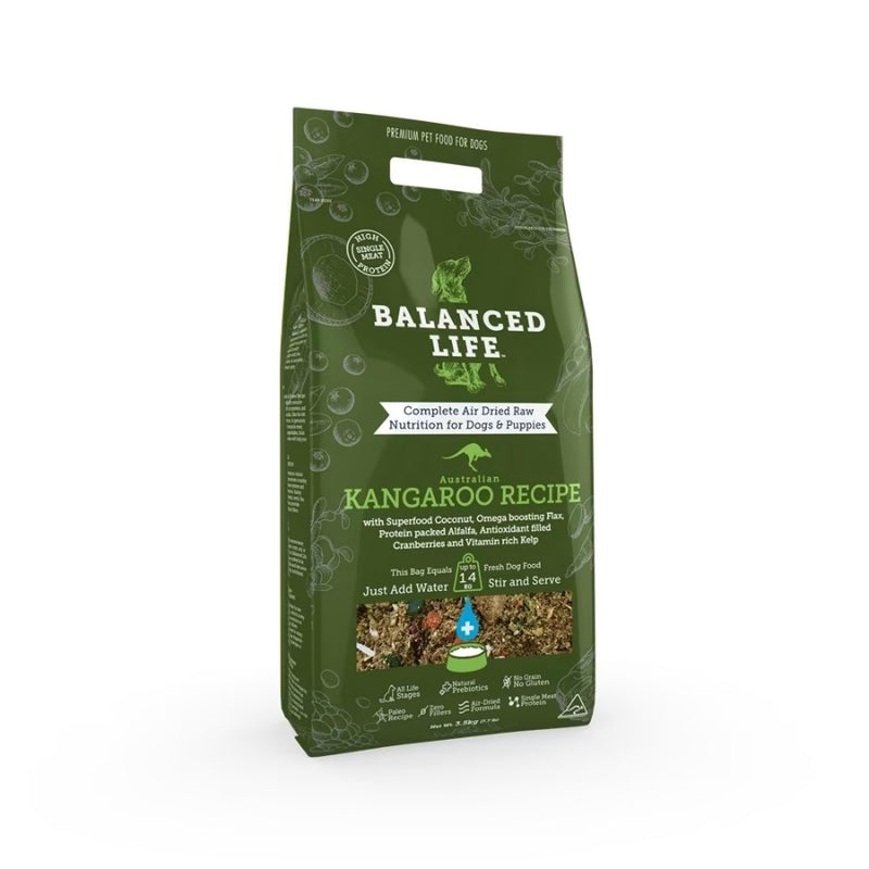 Balanced Life Completed For Dogs And Puppies Kangaroo Food