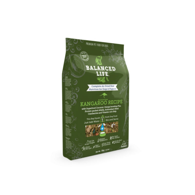 Balanced Life Completed For Dogs And Puppies Kangaroo Food