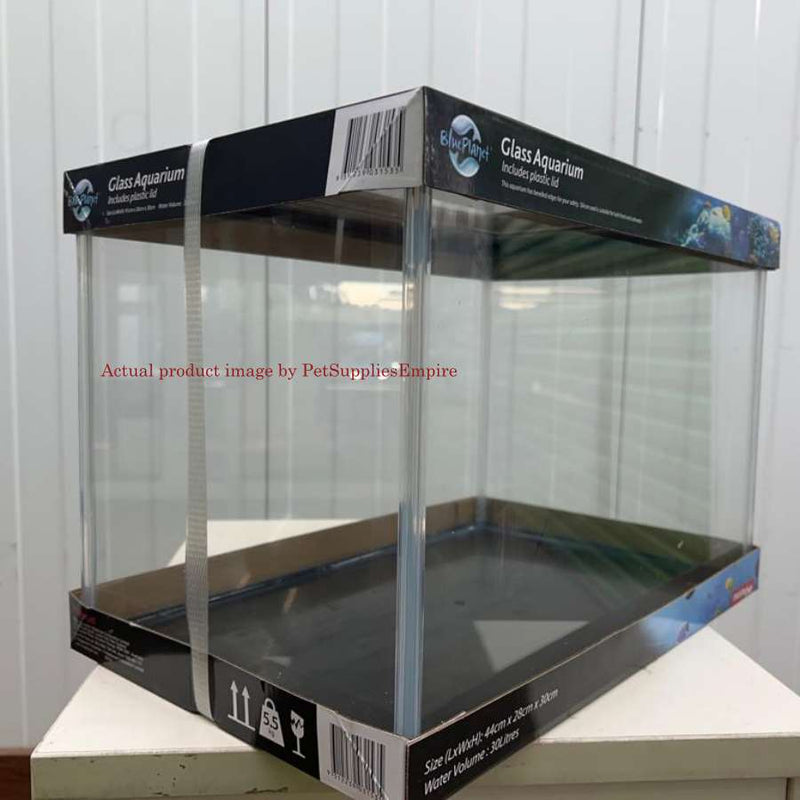 Blue Planet Glass Aquarium 41x28x30cm 30L – Pet Supplies Empire