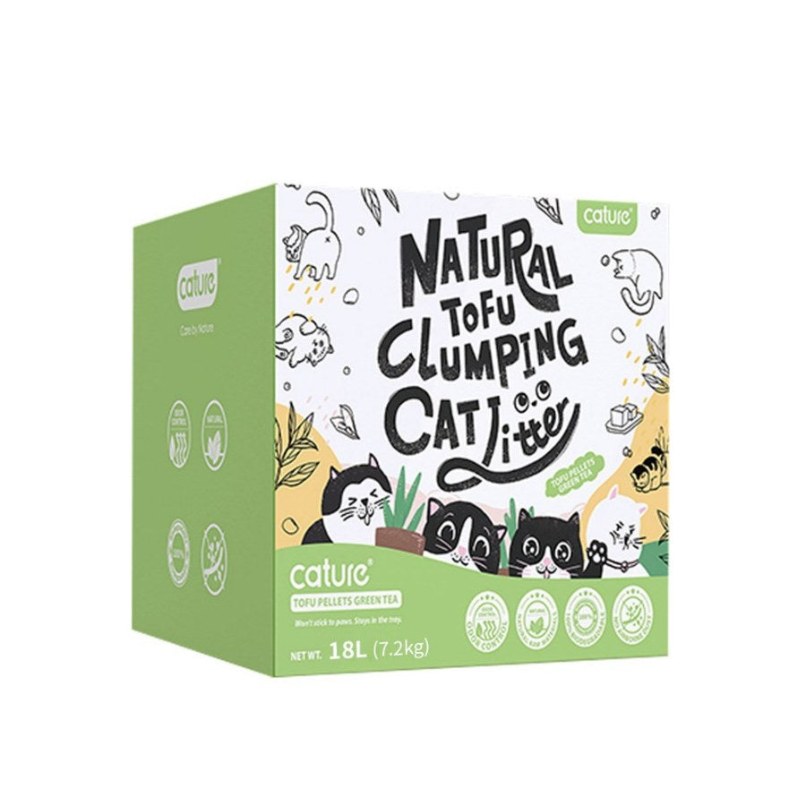 Cature Tofu Clumping Cat Litter Green Tea