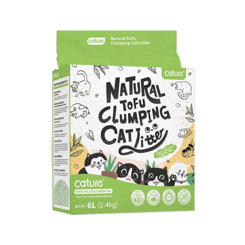 Cature Tofu Clumping Cat Litter Green Tea
