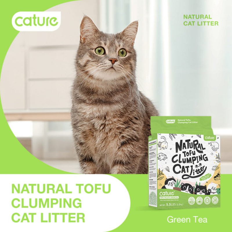 Cature Tofu Clumping Cat Litter Green Tea