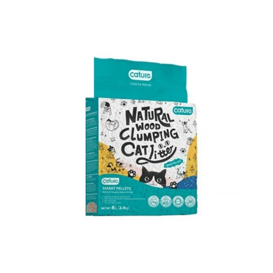 Cature Wood Clumping Cat Litter Smart Pellets