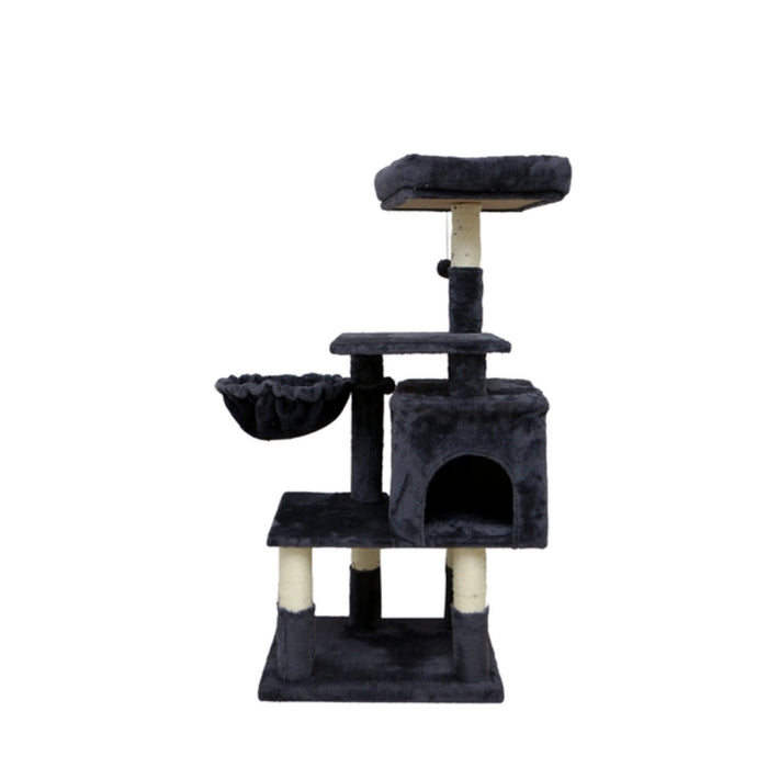 Catio Chipboard Flannel Cat Scratching Tree Abode