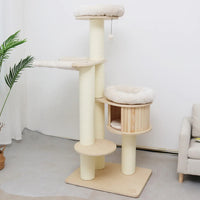 Catio Solid Wood Cat Climbing And Scratching Post