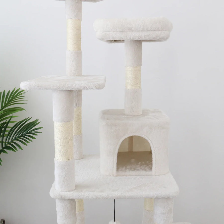 White store cat condo