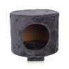 Charlies Cat Tree Cubby With Scratching Slope Charcoal