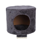 Charlies Cat Tree Cubby With Scratching Slope Charcoal
