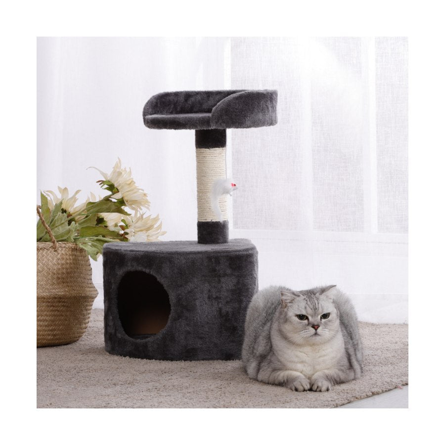 Charlies Cat Tree With Round House'