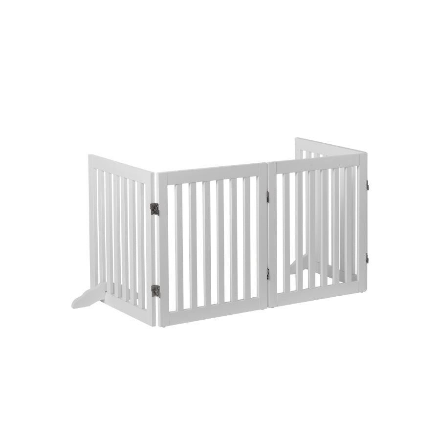 Charlies Durable Wooden Freestanding Pet Gate