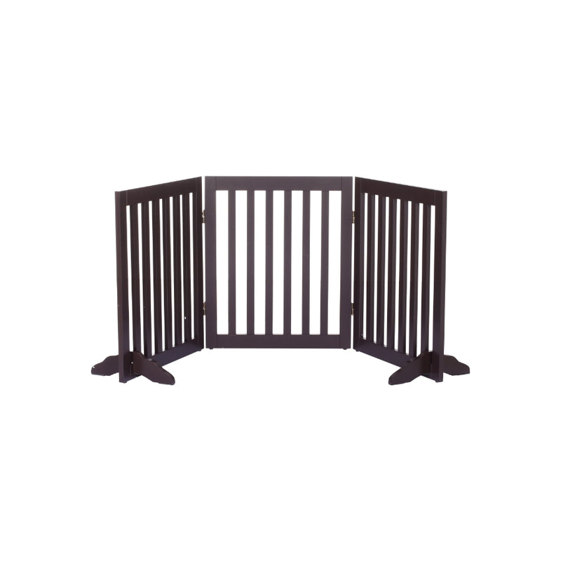 Charlies Durable Wooden Freestanding Pet Gate